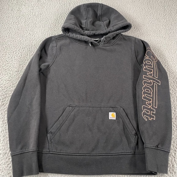 Carhartt Tops - Carhartt Women's Rain Defender Black  Hoodie Pullover Sweatshirt XS (0-2)